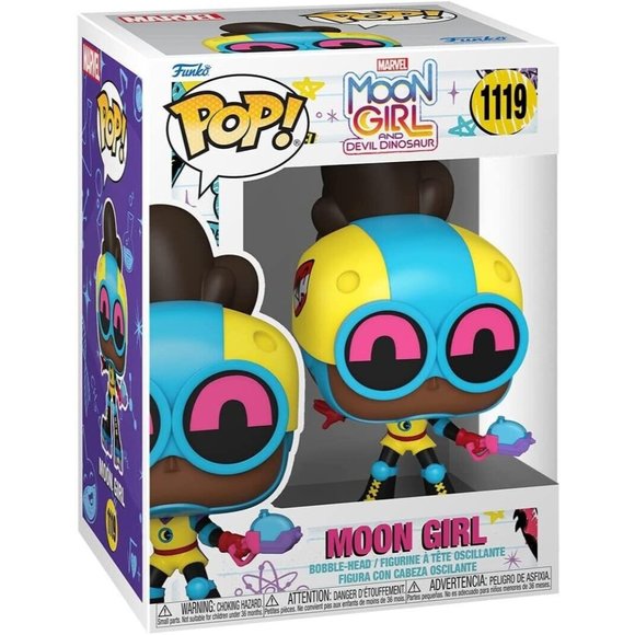 Funko Marvel Moon Girl and Devil Dinosaur MOON GIRL Funko Pop!! #1119! - Picture 4 of 5